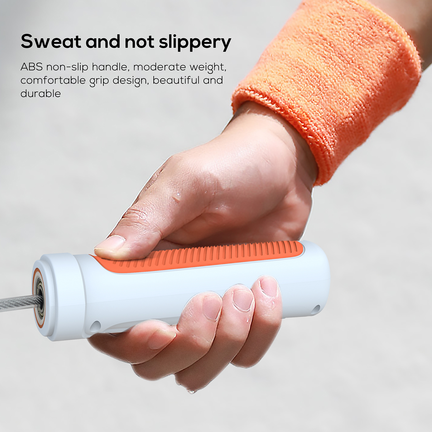 Instrucciones de cuerda de saltar bluetooth de ajuste inteligente Robusto: el cable de PVC duradero de 5 mm de esta cuerda para saltar significa que nuestras cuerdas de saltar de entrenamiento para mujeres y hombres durarán y durarán.
