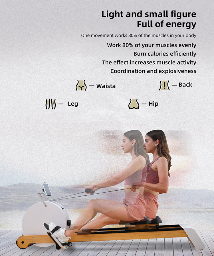máquina de remo inteligente