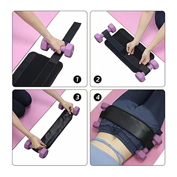 Simplemente coloque y juegue Abra las correas de velcro, coloque las mancuernas o pesas rusas, discos u otros tipos de pesas y comience a hacer ejercicio.Todo el proceso toma solo 30 segundos o menos.Simplemente configúralo y comienza a jugar.Esto le ahorra tiempo y es muy efectivo.