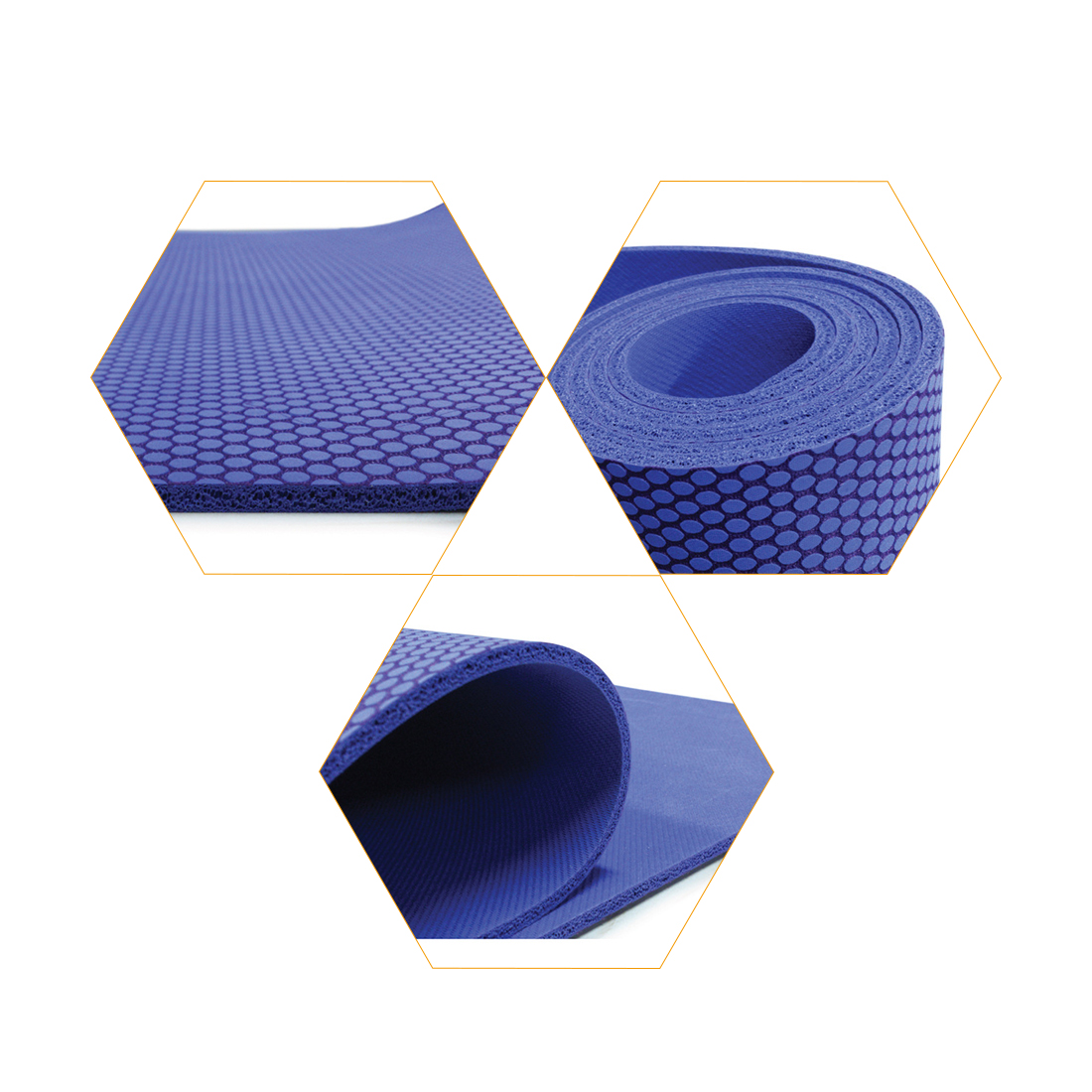 VERSÁTIL Use la colchoneta para cualquier cosa, desde yoga, Pilates hasta estiramiento, meditación y otros ejercicios de fortalecimiento.0,2'(5 mm) de grosor, 72' extra largo y 26' de ancho garantizan comodidad para personas de todas las formas y tamaños.