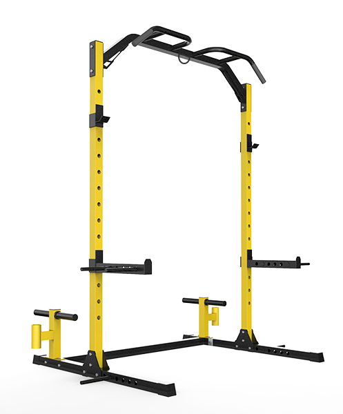 Soporte para sentadillas con barra de dominadas