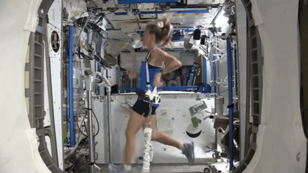entrenamiento en el espacio rutina de ejercicios entrenamiento de fuerza