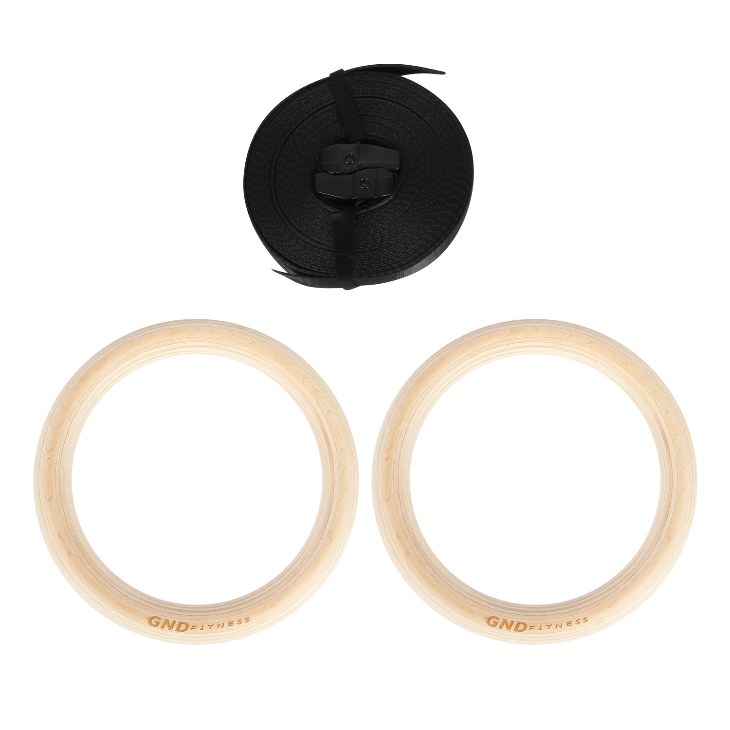 Capacidad de 1500 libras Los anillos de gimnasia de ejercicios de 32 mm de grosor están hechos de madera de abedul, que es un material natural que se utiliza para fabricar equipos deportivos de primera calidad.Los anillos pull up tienen una gran capacidad de peso de hasta 1500 lb/680 kg, son seguros y duraderos.