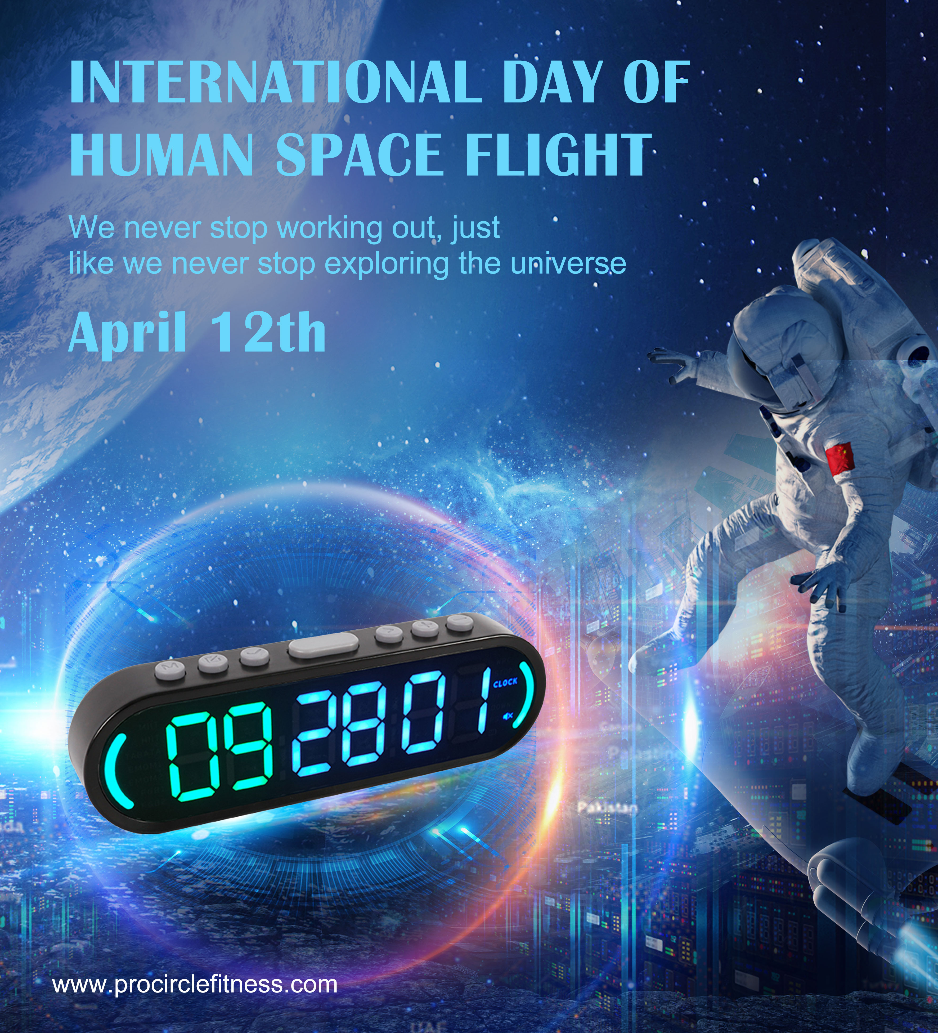 Día internacional del vuelo espacial tripulado