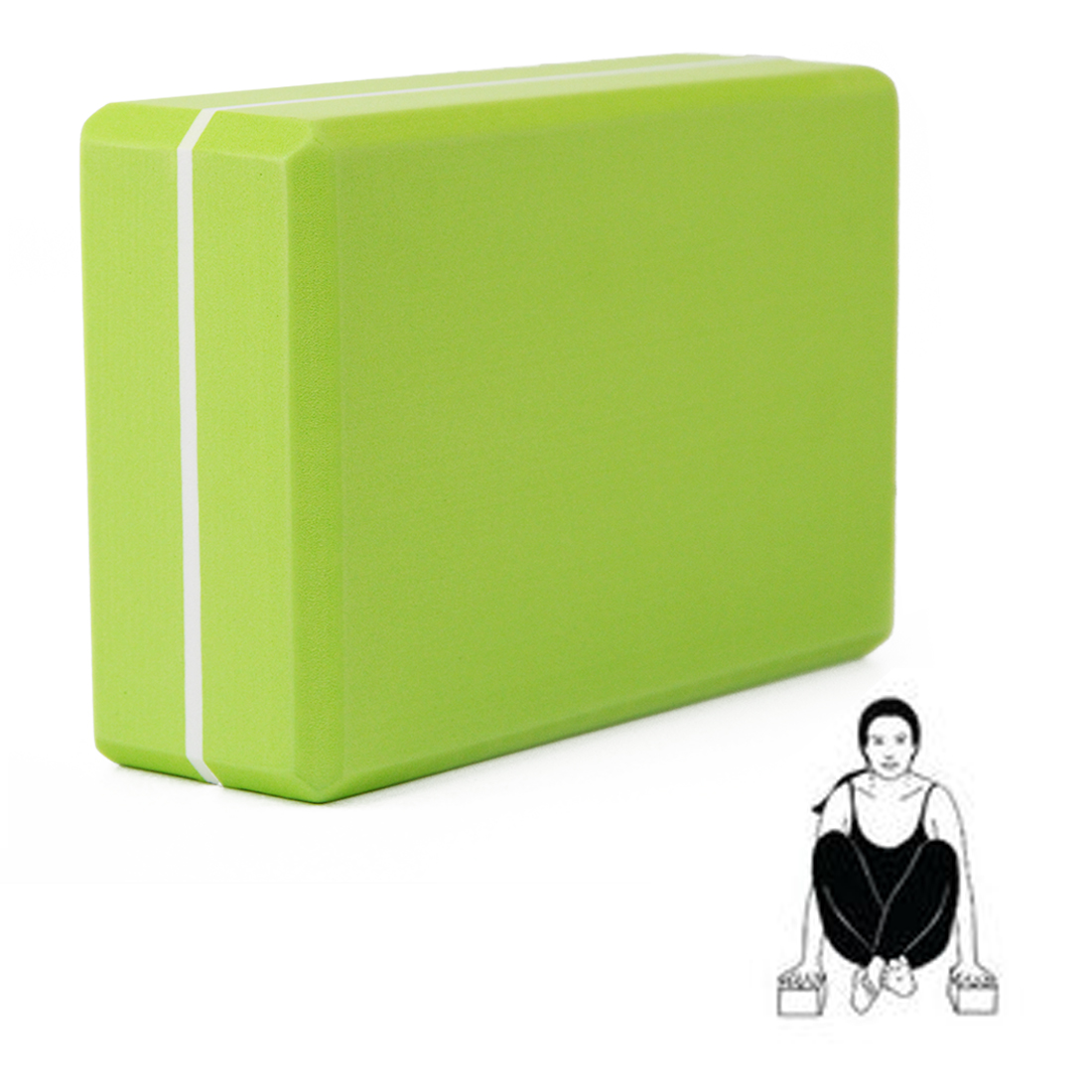 Producto estable y equilibrado Hay una superficie antideslizante y bordes biselados en nuestros bloques de espuma de yoga, por lo que puede agarrarlos fácilmente durante mucho tiempo.Estos bloques de yoga te proporcionarán la estabilidad y el equilibrio que necesitas durante la práctica para lograr una postura más profunda y más.